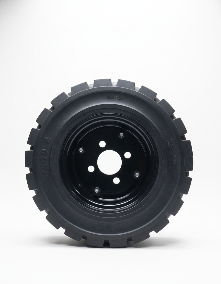 StepRanger no-flat solid rubber tire 4.00-8