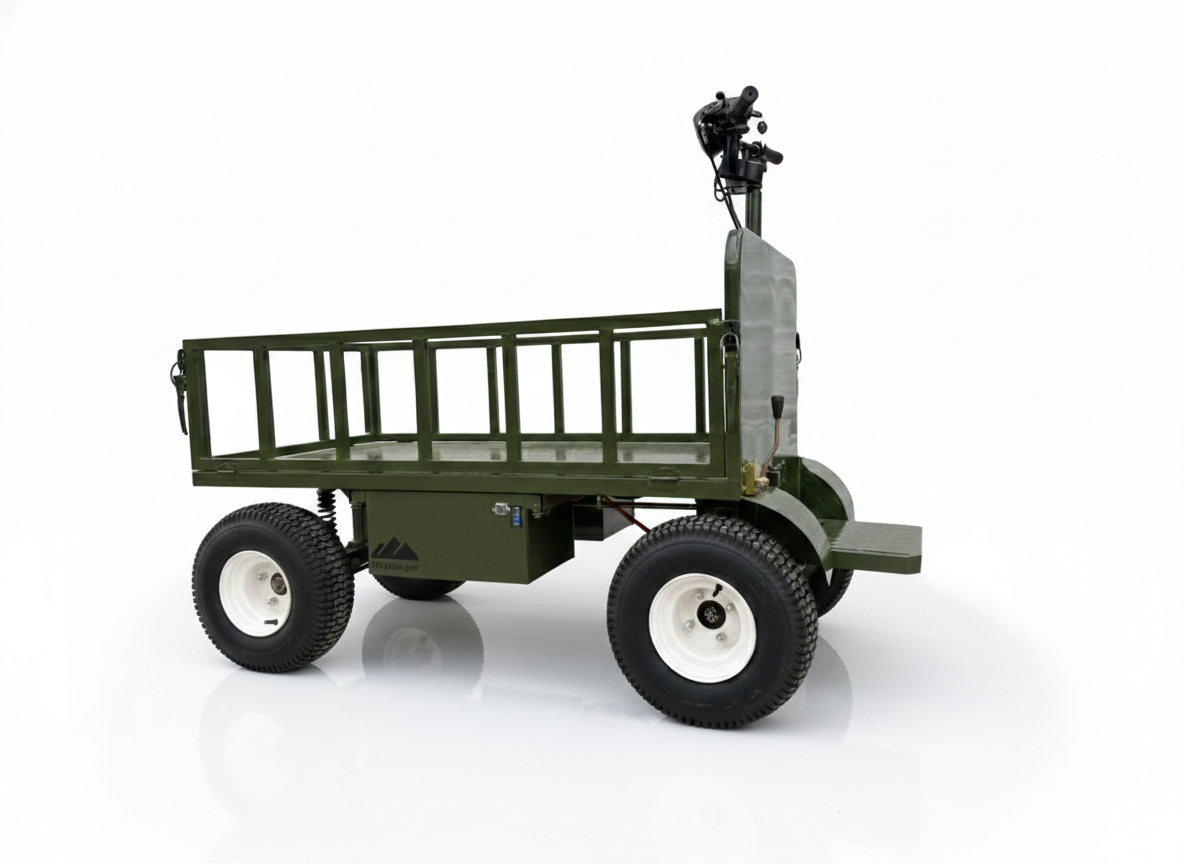 StepRanger high-flotation turf tires on vehicle