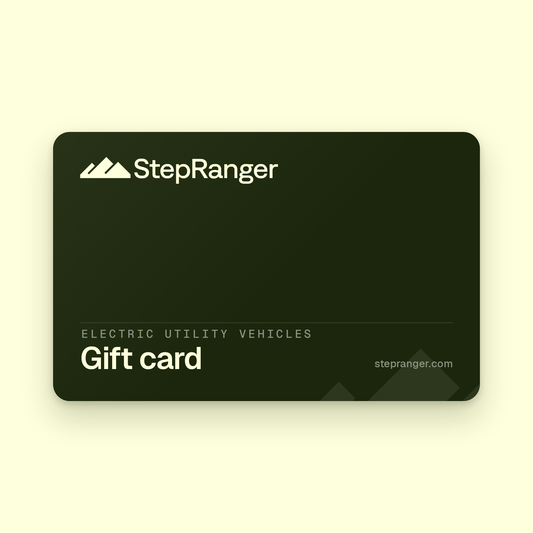 StepRanger gift card — redeemable at stepranger.com